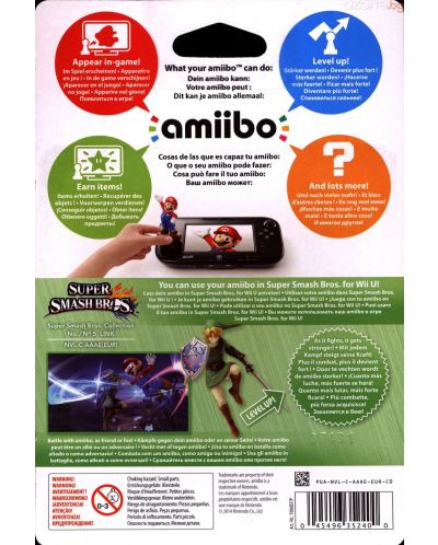 Nintendo Amiibo фигура - Link [Super Smash Bros. Колекция] (Wii U) - 7